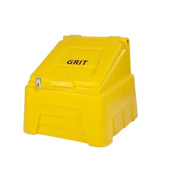 250kg/200 Litre Yellow Lockable Premium Salt Bin