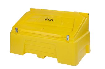 500kg/400 Litre Yellow Lockable Premium Salt Bin