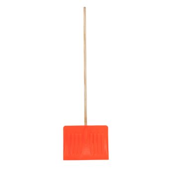 Snow Pusher with Wooden Pole